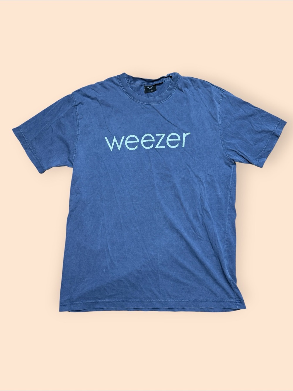 Vintage Weezer T Shirt Blue Men’s Medium Y2K 2000s Vtg